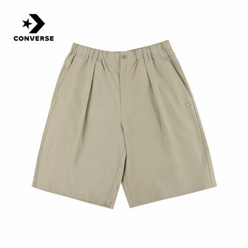 Converse匡威2026秋男梭织短裤宽松舒适运动休闲五分裤MCK063-J3W