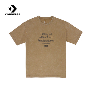 342 MCH624 Converse匡威25秋男子简约休闲复古全棉圆领短袖 T恤