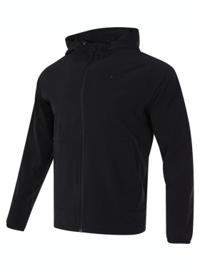 NIKE耐克男子2023秋季新款运动服黑色休闲夹克连帽外套FB7552-010