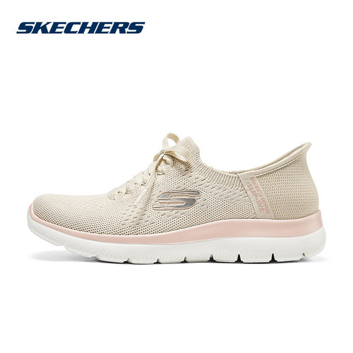 斯凯奇SKECHERS新品秋女运动鞋健步鞋网布舒适 150263-NTPK