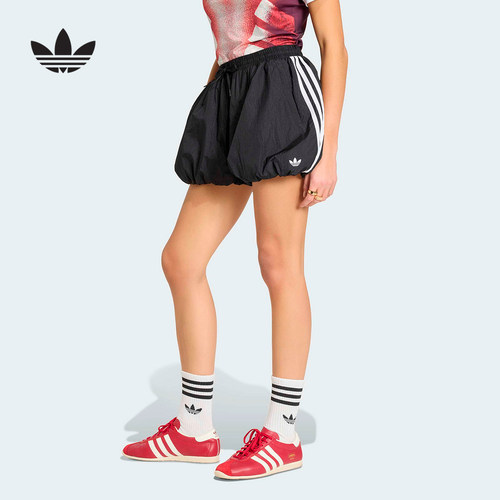 adidas阿迪达斯三叶草灯笼短裤Adilenium 5.0夏女梭织热裤 KY5067