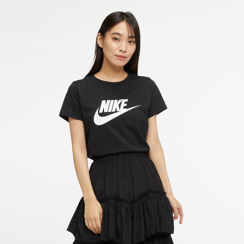 NIKE耐克短袖针织衫女运动半袖打底衫休闲透气圆领T恤DV6095-010