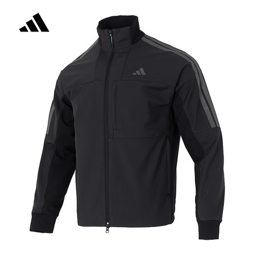 adidas阿迪达斯三条纹训练外套2026春男装运动健身梭织夹克KR0932