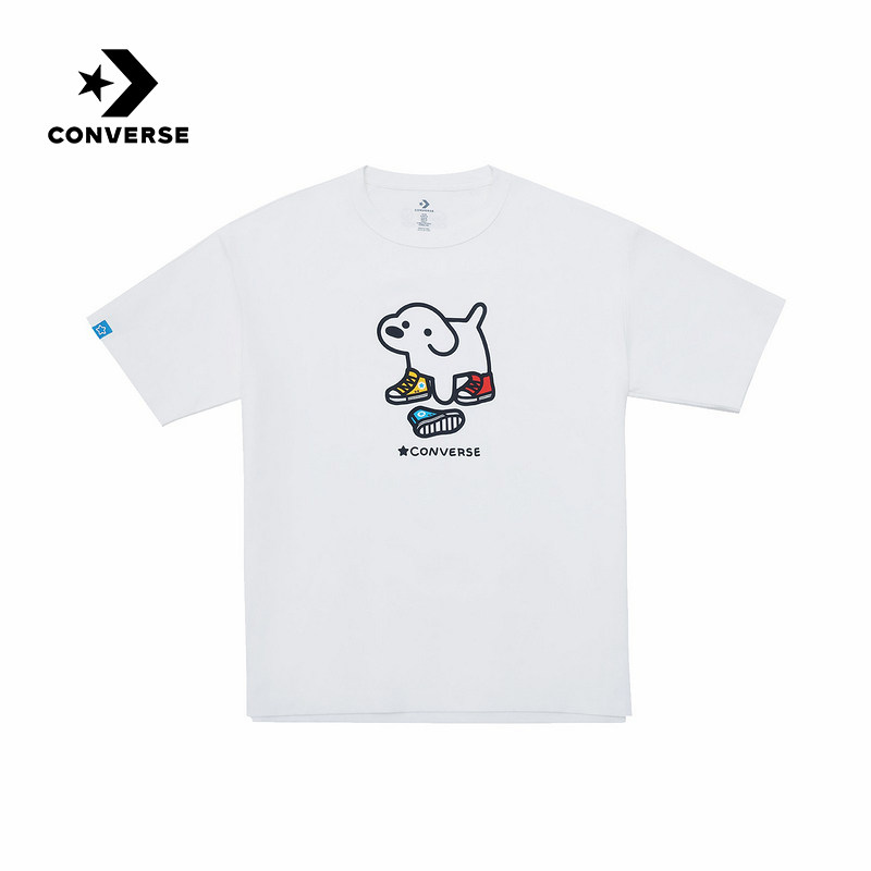 Converse匡威26夏男女休闲运动短袖潮流时尚宽松T恤衫 UCK177-W70