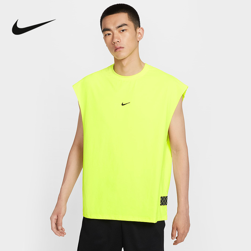 Nike耐克背心男夏新款篮球运动服训练速干透气印花球衣HV1889-702