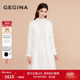 百搭气质外套女商场同款 GEGINA吉吉娜女装 纯棉蕾丝风衣外套中长款