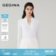 修身 立领蕾丝拼接T恤薄款 雪纺上衣女 春夏新品 GEGINA吉吉娜女装