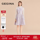 GEGINA吉吉娜女装 女士花卉中长裙子 连衣裙无袖 商场同款 收腰拉链式