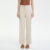 朗姿裤 子女装 阔腿裤 朗姿奥莱 专 职业修身 LANCY 春夏新款 商场同款