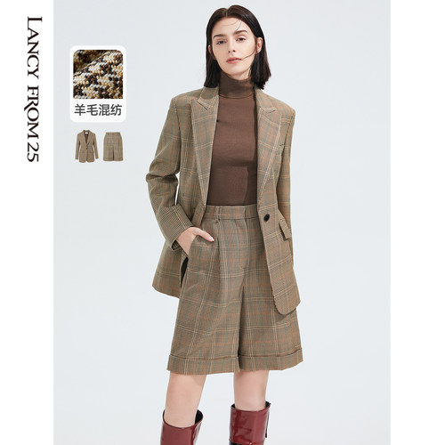 率性枪驳领 H型廓形 简洁一粒扣