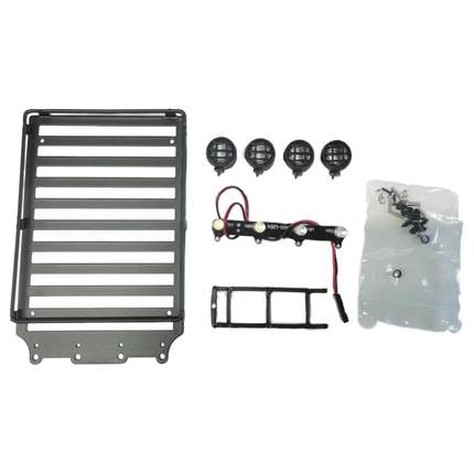 遥控车配件TRX4M奥星C8801牧马人C8809切诺基RC攀爬车壳灯组改装