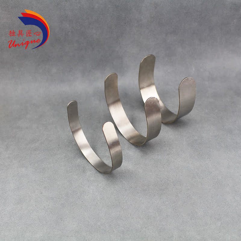 diy手工皮具皮革手镯内芯不锈钢植鞣革手环芯开口环形手环配件