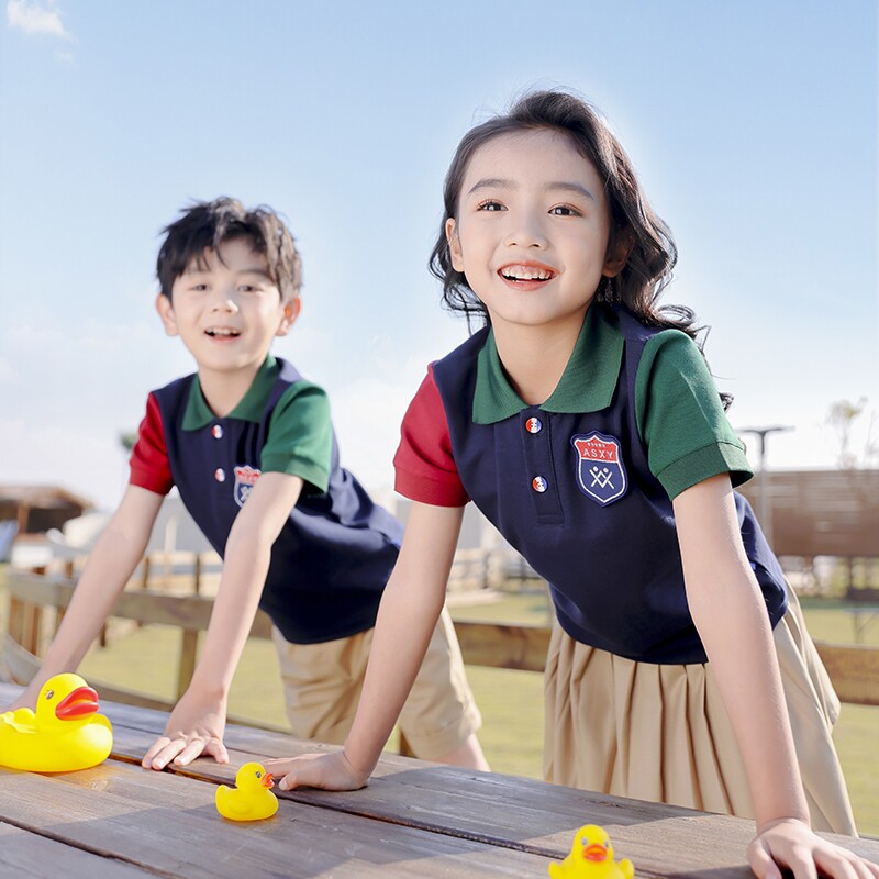 小学生校服套装春秋装幼儿园园服夏季三四件儿童运动会班服毕业照