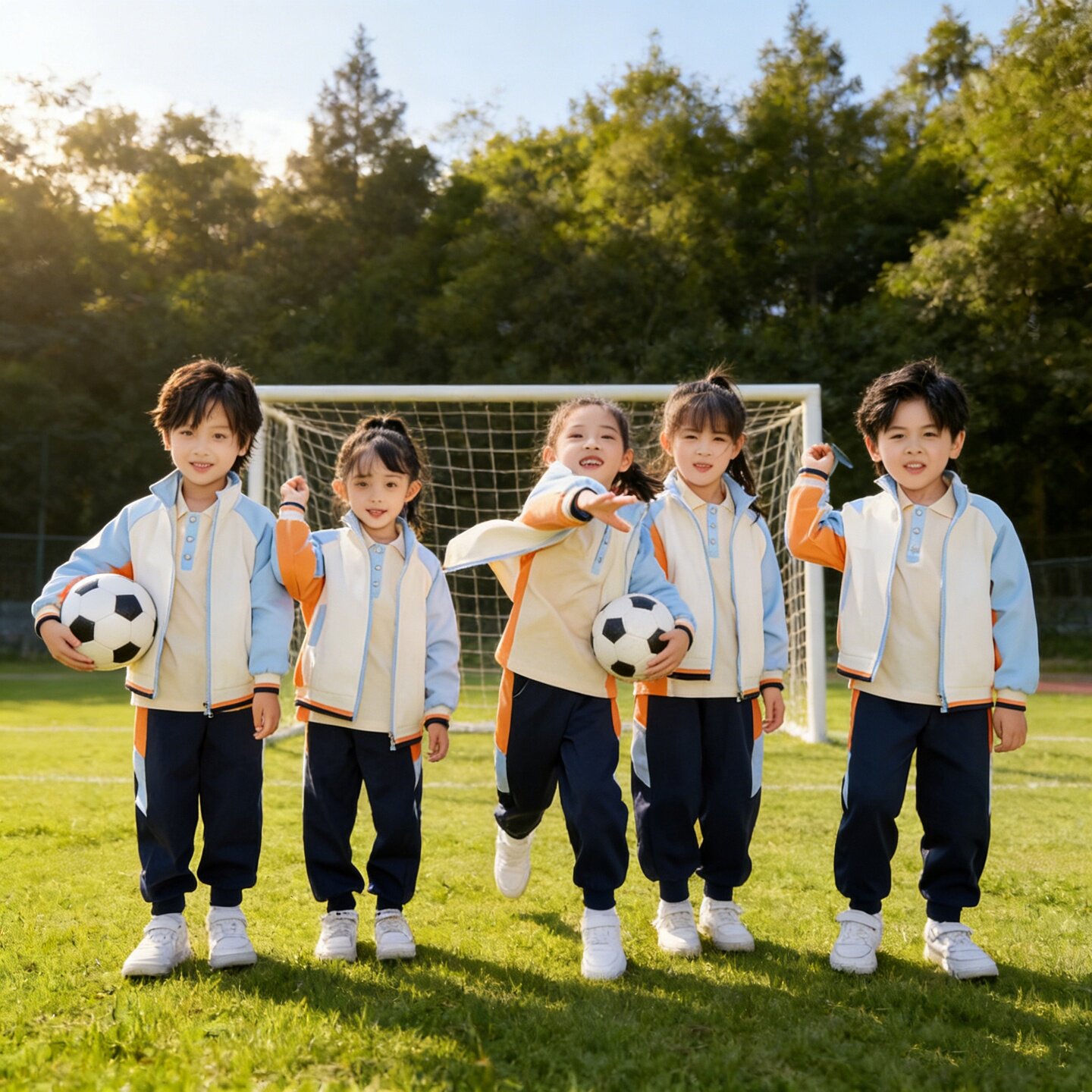 幼儿园班服两件套校园棒球运动四件套中小学生运动服饰夏季套装