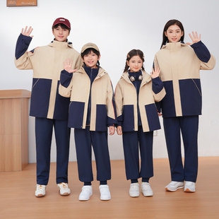 江西省上饶市横峰县校服套装初中生运动会秋冬装高中学生班服潮