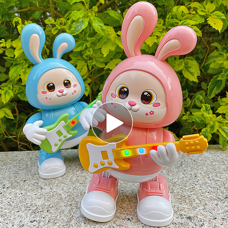 婴儿玩具有声会动早教跳舞小兔子
