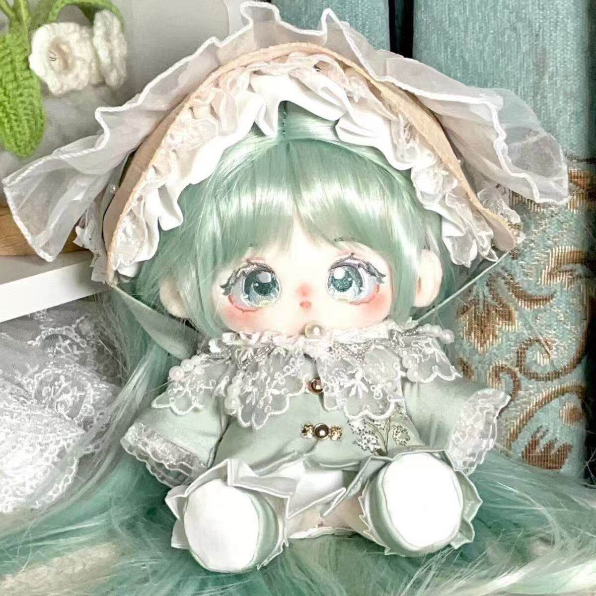 20厘米棉花娃娃衣服中式民国风娃衣套装玩偶替换装无属性现货