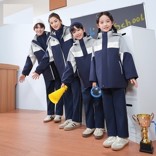 江西吉安市遂川县统一校服小学生初中高中夏季春秋季运动装新款