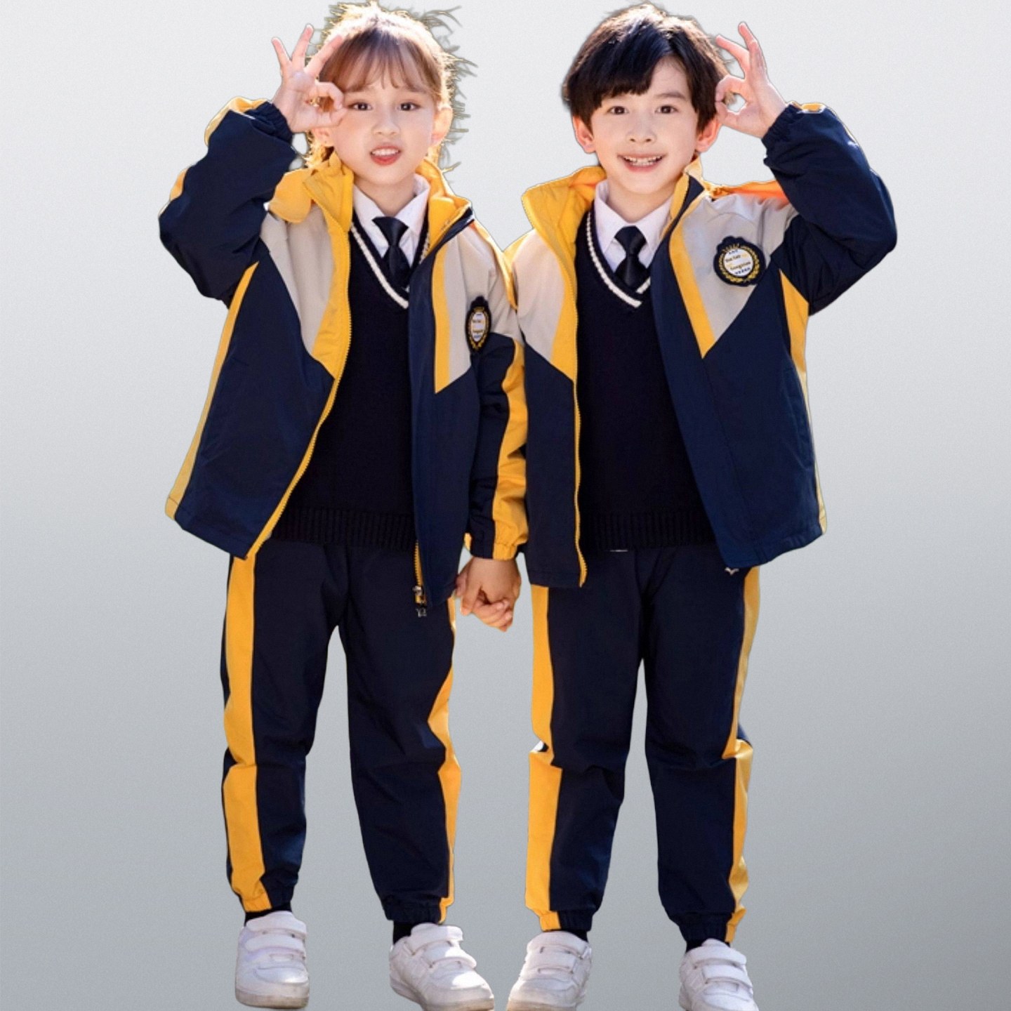 点这里!学生秋冬冲锋衣校服班服