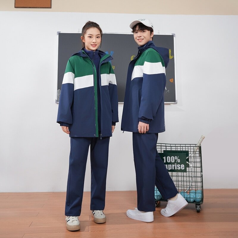 江西省九江统一校服共青城中小学生班服幼儿园园服运动服定制