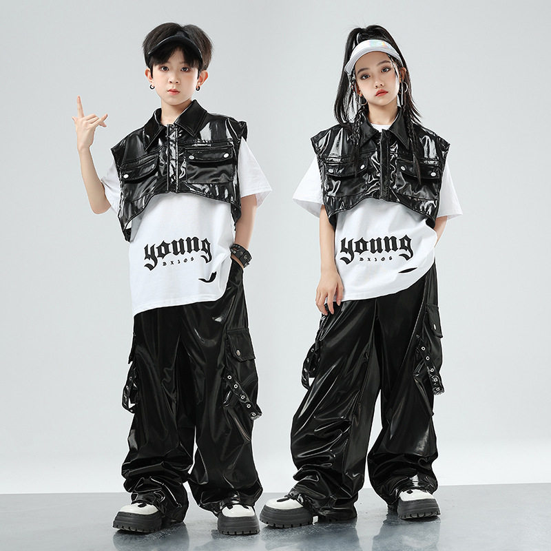 儿童街舞潮服演出套装