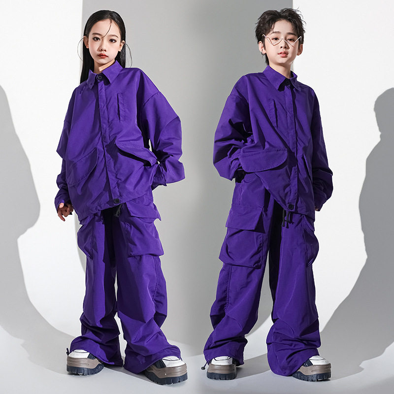 女童日系爵士嘻哈演出服