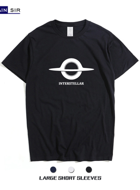 星际穿越电影Interstellar周边衣服科幻太空短袖t恤半袖衫男女棉