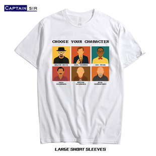 绝命毒师 选择你的角色 趣味周边Gus风骚律师炸鸡叔衣服短袖t恤棉