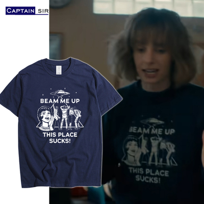 怪奇物语罗宾同款短袖t恤