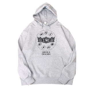 龙之家族 王冠 七王国的骑士 权力的游戏周边 外套落肩卫衣连帽衫