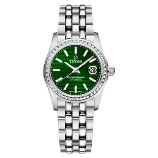 Titoni瑞士梅花手表女宇宙系列自动机芯机械表简约风729 S-697