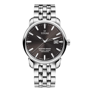 瑞士梅花手表男大师系列自动机械表天文台腕表83188-S-576