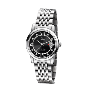 Titoni瑞士梅花手表男天星系列自动机械表83738-S-363