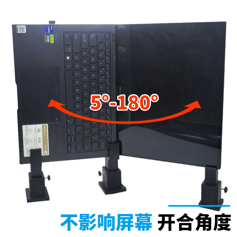 笔记本电脑支架桌面立式支撑架办公桌增高架侧立副屏式收纳架
