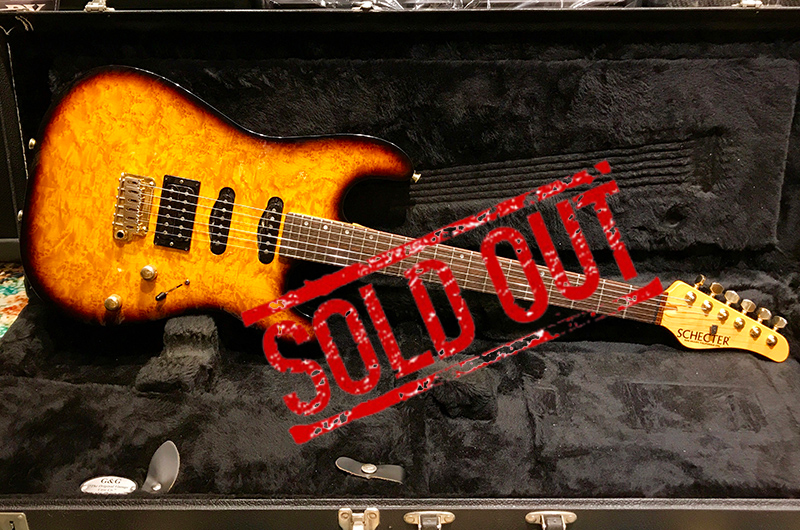 Schecter USA Custom CET Birdseye Malpe Top美产电吉他雀眼枫木
