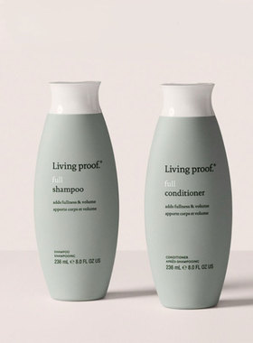 美国缕灵living proof丰盈蓬松控油洗发水护发素男女细软塌高颅顶