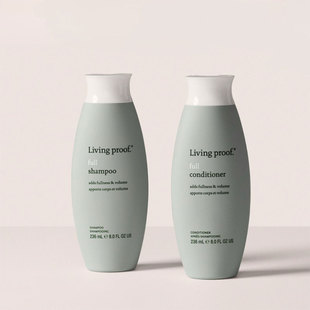 美国缕灵living proof丰盈蓬松控油洗发水护发素男女细软塌高颅顶