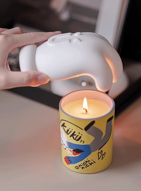 wekuku香薰蜡烛礼盒掌握手掌系列小众原创高级室内香氛新年礼物