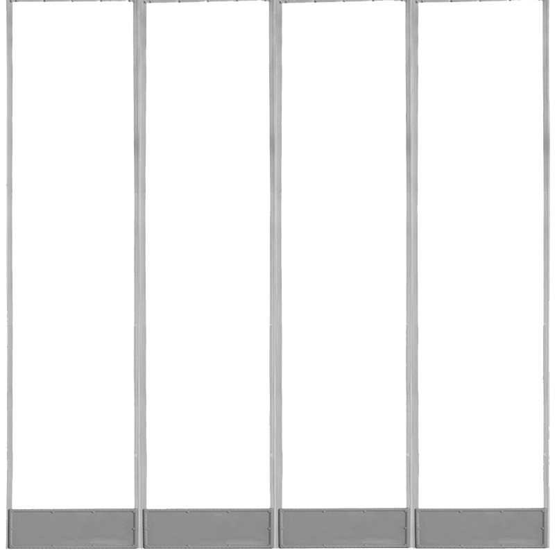 磁吸门帘空调挡风家用透明隔断帘商用隔热磁铁自吸塑料PVC软门帘