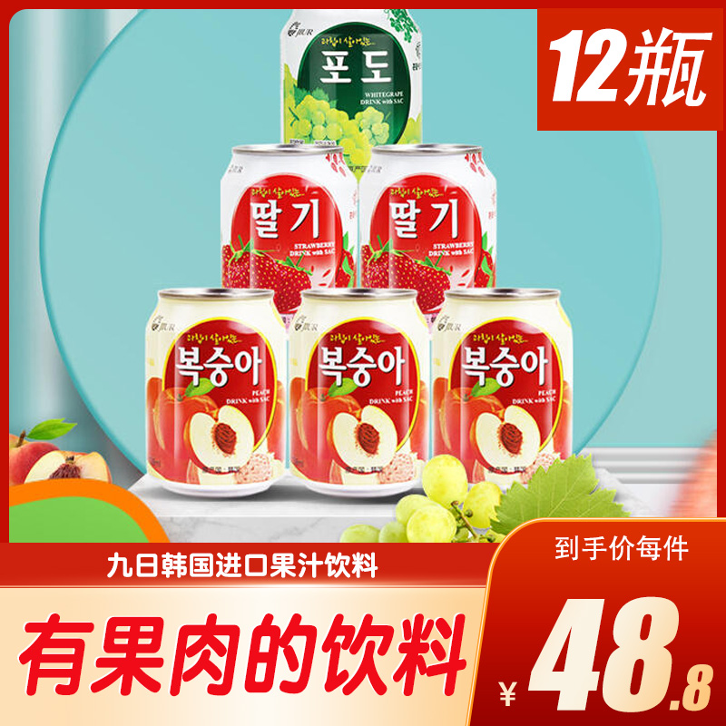 九日水果水果味韩国238ml