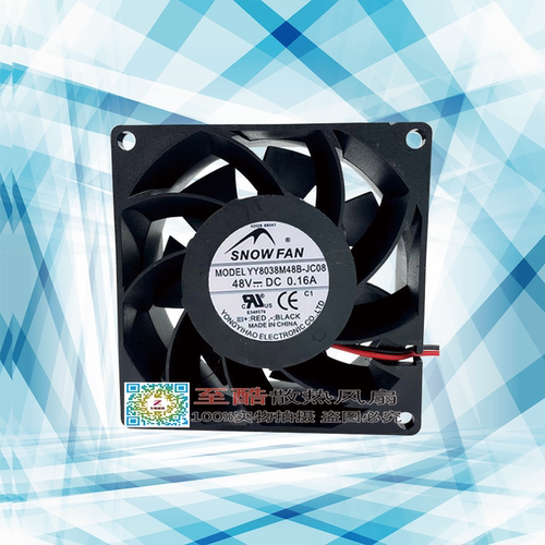 SNOWFAN YY8038M48B-JC08 48V 0.16A 8cm 8038电梯变频器散热风扇