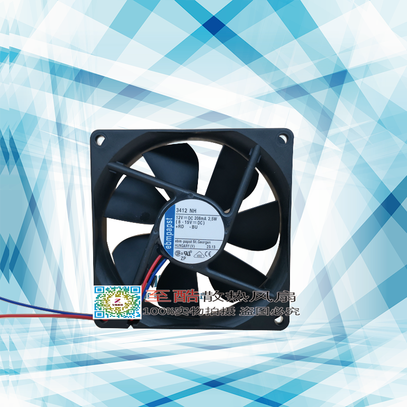 全新原装ebmpapst 3412NH 3412NG 3412N/2GH/2H/2HH/2GHH风机风扇