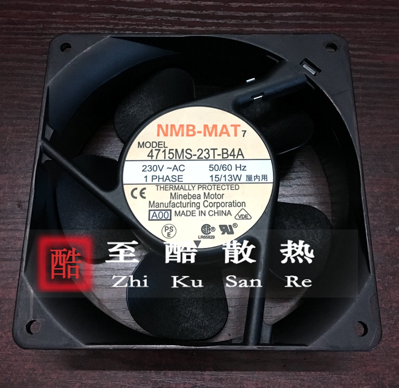 4715MS-23T-B4A-A00 NMB散热风扇 230V 50/60HZ 15/13W 12038