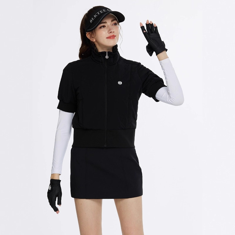 BG新款高尔夫外套女装秋冬加厚半袖夹棉夹克修身显瘦保暖球服上衣,运动/瑜伽/健身/球迷用品,高尔夫上装,淘宝优惠券,粉丝福利购,淘宝优惠卷