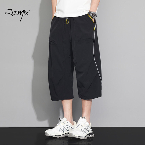 Jsmix潮牌大码男装户外七分裤