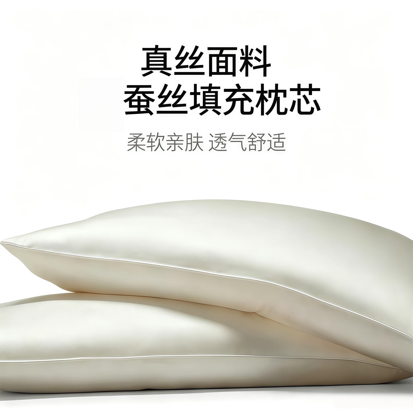 真丝桑蚕丝舒适枕芯枕头