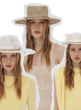 乌克兰设计师Ruslan Baginskiy2Rss春夏新款链条草帽合集 度假