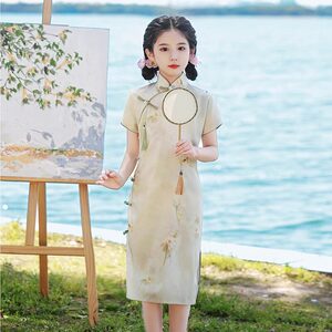 VTVK国风女童旗袍2026新