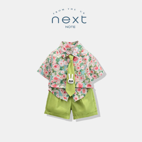 NEXTNO男童花衬衫套装20