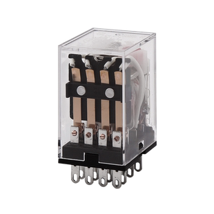 正泰中间继电器12v小型24v底座8脚220v交流14脚HH54P三相380v电磁